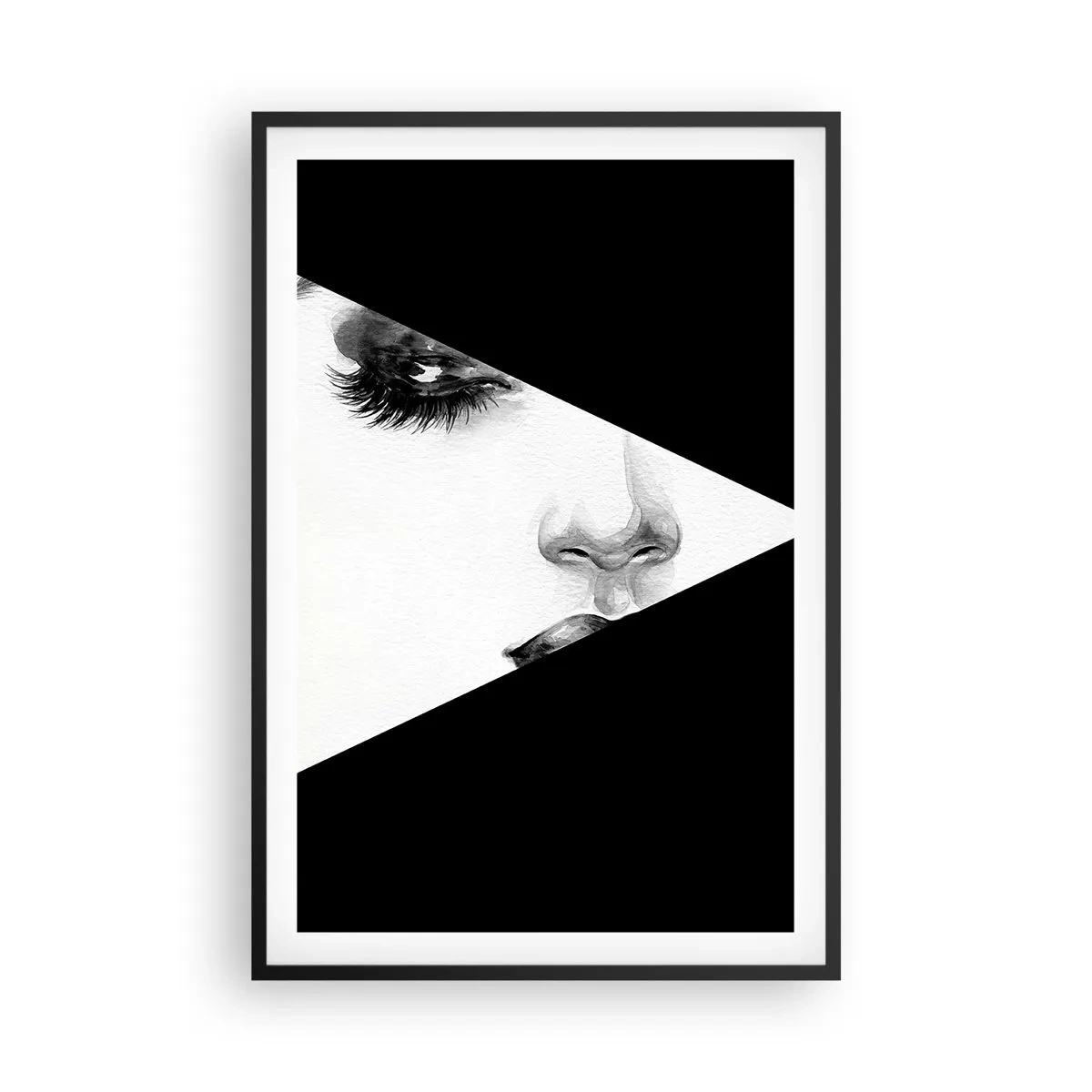 Poster in een zwarte lijst - Altijd niet ontdekt - 61x91 cm