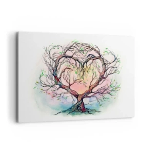 Schilderen op canvas - Samen tegen de stormen - 120x80 cm