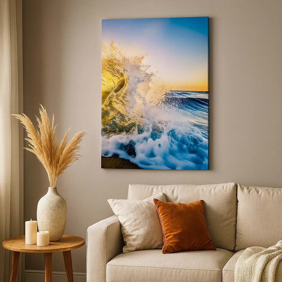 Schilderen op canvas - Plezier in het zand - 50x70 cm