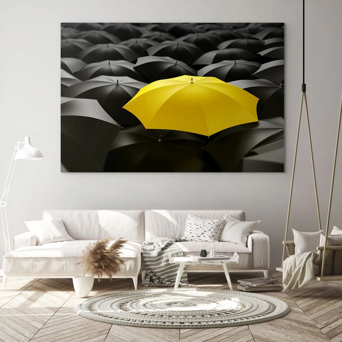 Schilderen op glas - Vaarwel verdriet - 100x70 cm