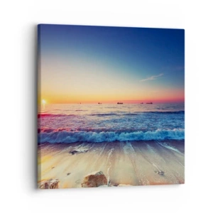 Schilderen op canvas - Hoe zit het met de horizon? - 30x30 cm