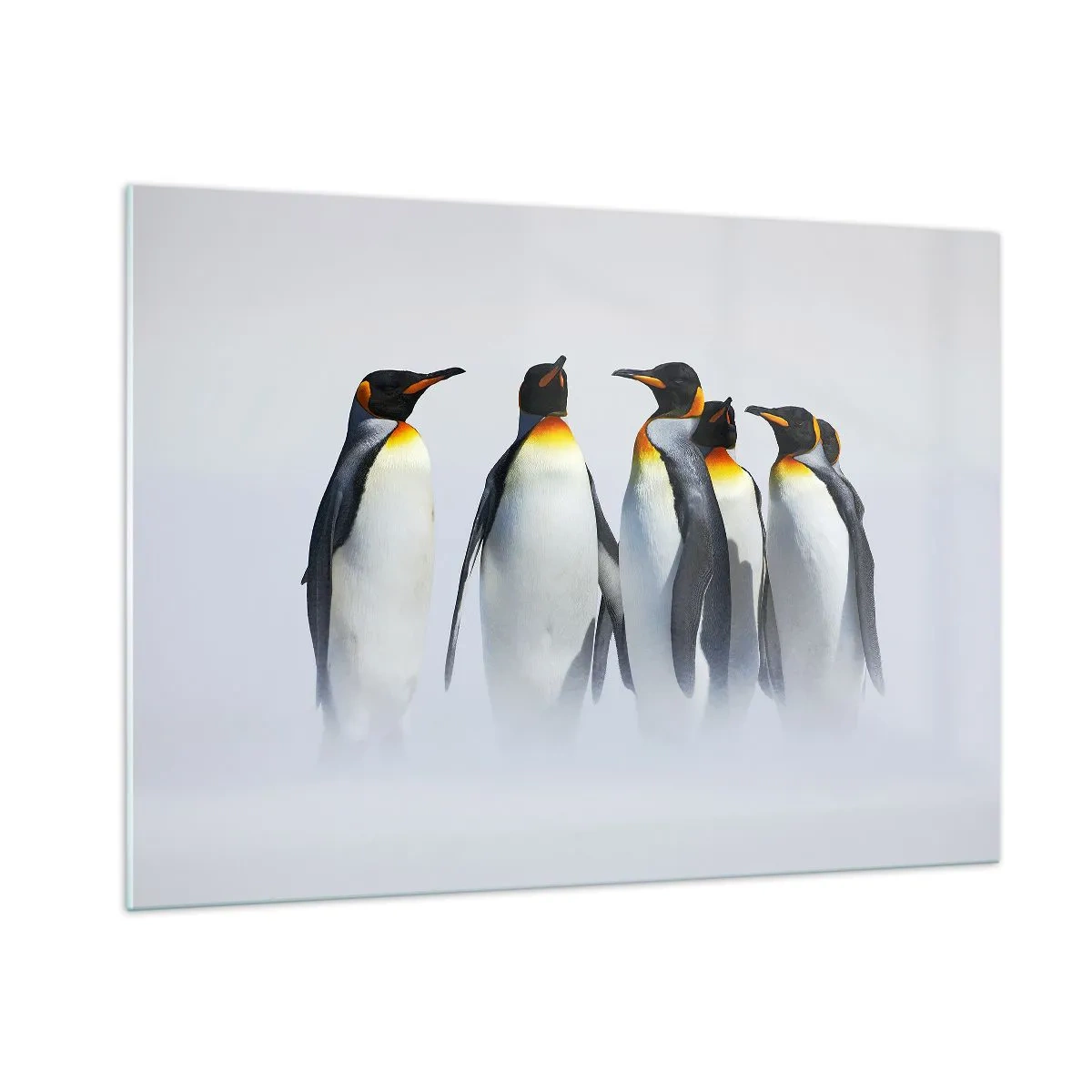Schilderen op glas - Ontmoeting in avondjurken - 100x70 cm
