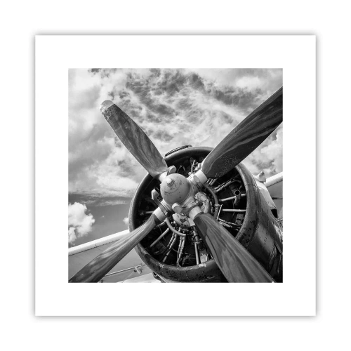 Poster - Veroveraar van de lucht - 30x30 cm