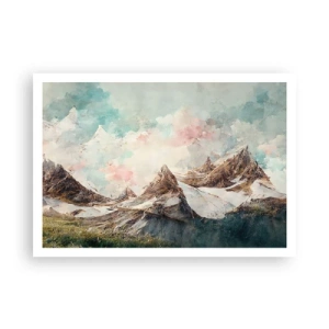 Poster - Rotsbladen - 100x70 cm