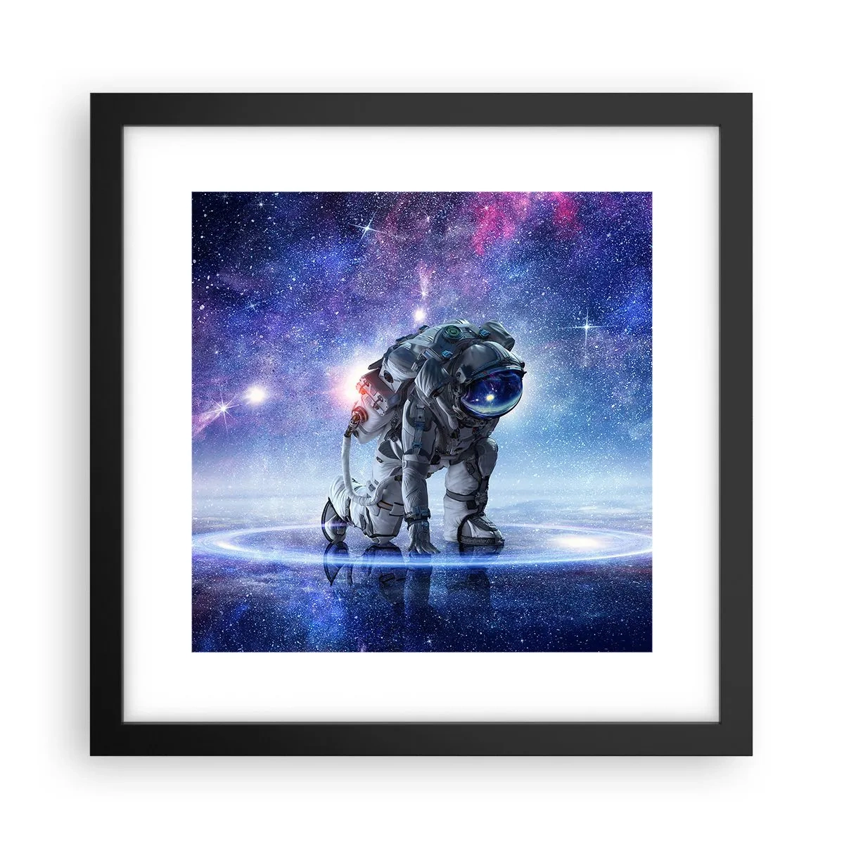 Poster in een zwarte lijst - De sterrenhemel boven mij - 30x30 cm