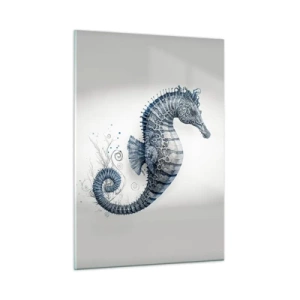 Schilderen op glas - Een subtiele grap van de natuur - 50x70 cm