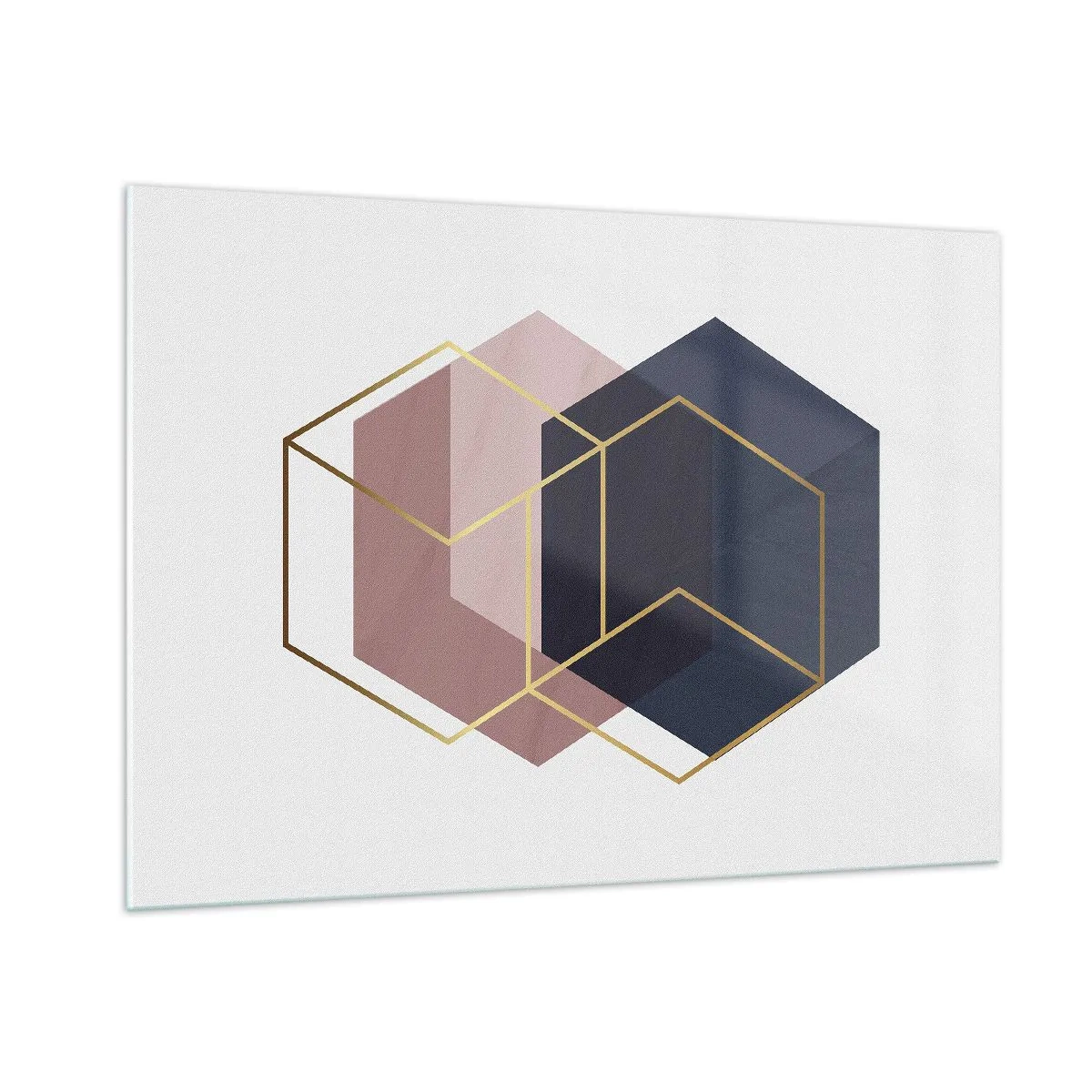 Schilderen op glas - De kracht van eenvoud - 100x70 cm