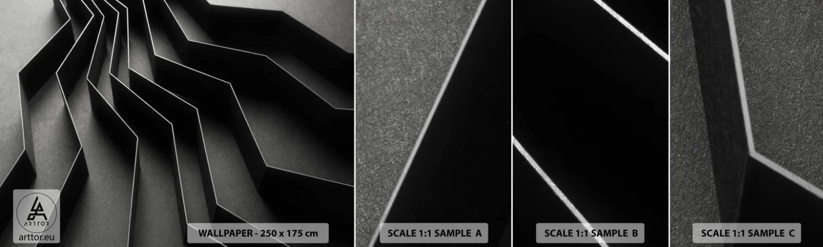 Fotobehang Monster Zelfklevend Deluxe Sticker - Ruimtelijke orde - 3D, Doolhof, Modern - 100x30 cm