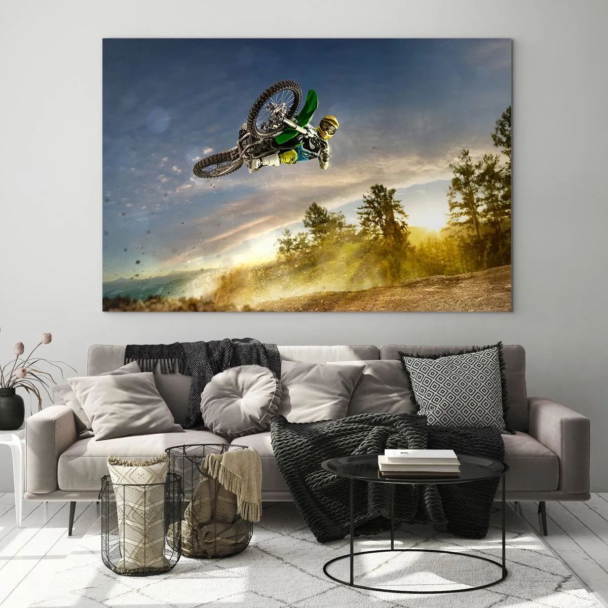 Schilderen op glas - Schakel emoties in! - 100x70 cm
