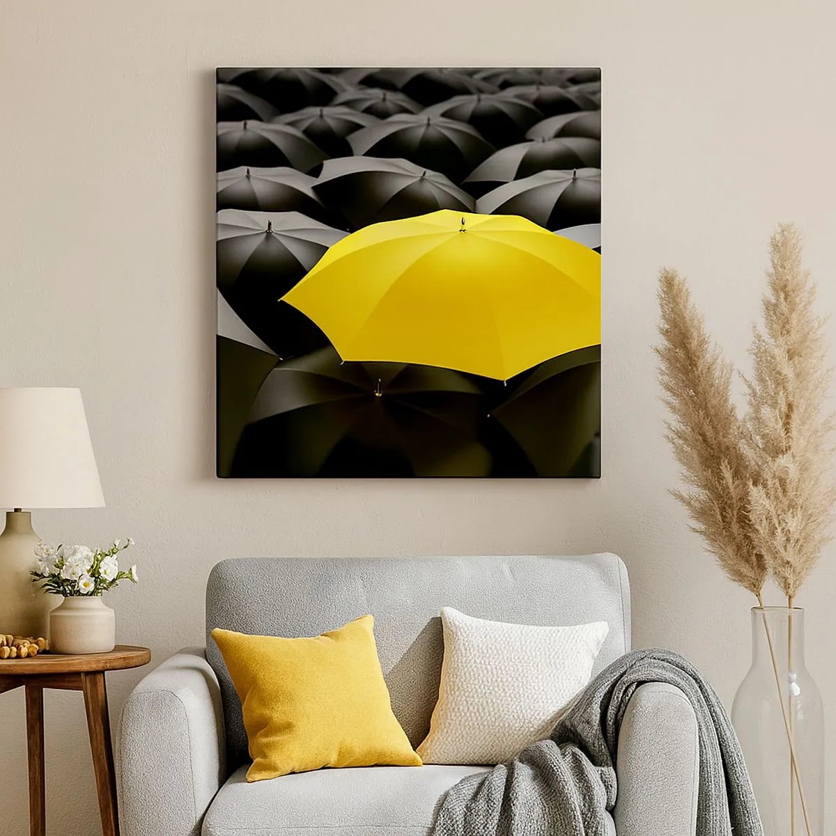 Schilderen op canvas - Vaarwel verdriet - 30x30 cm