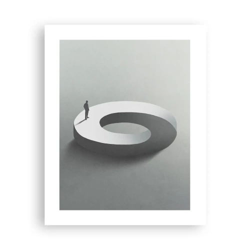 Poster - En wees hier slim - 40x50 cm