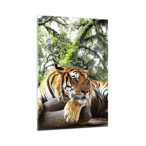 Schilderen op glas - Met vriendelijke groet - 80x120 cm