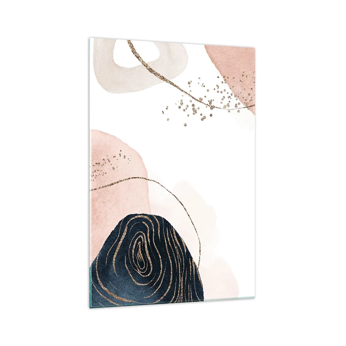 Schilderen op glas - Alles vloeit - 70x100 cm