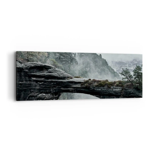 Schilderen op canvas - Het avontuur gaat beginnen - 90x30 cm