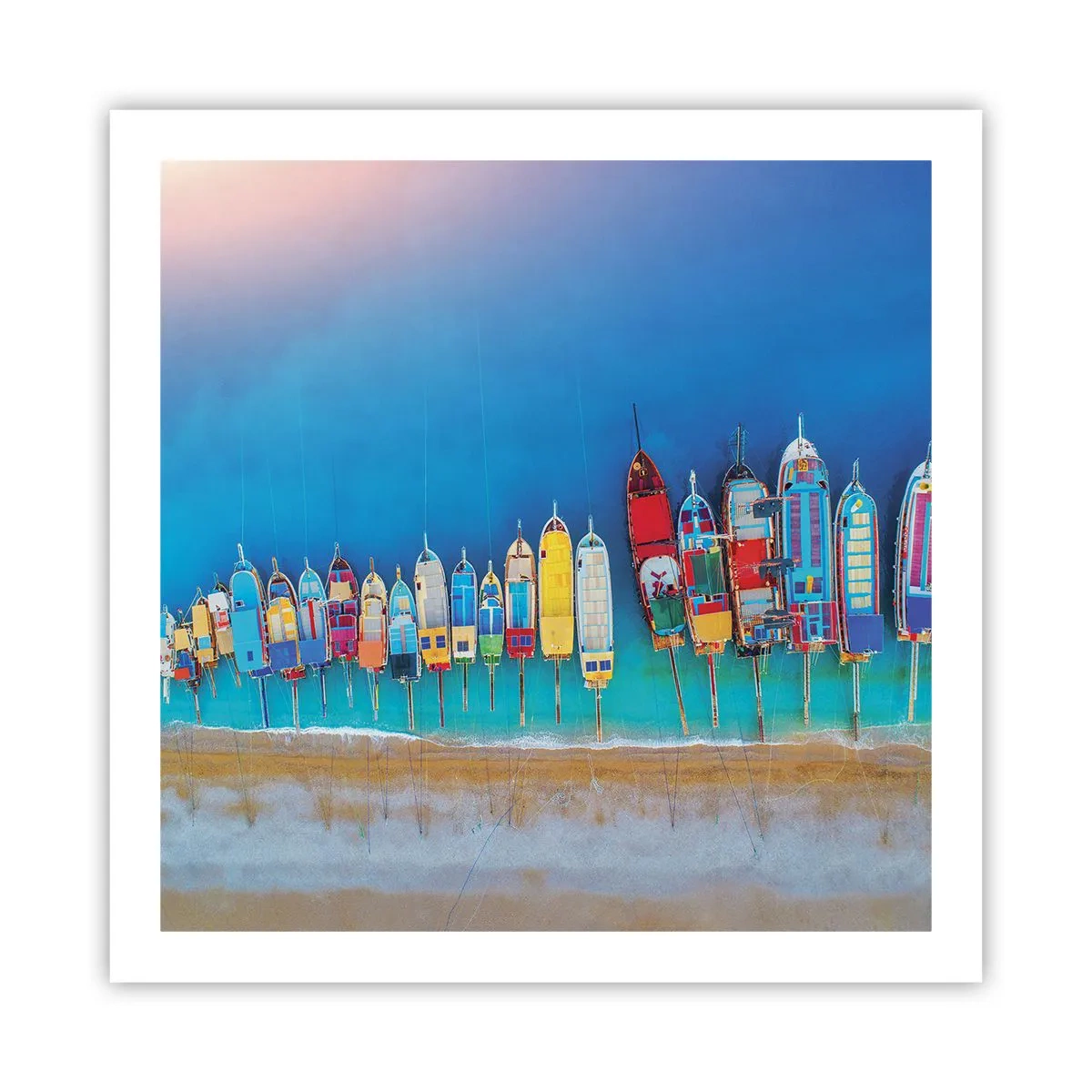 Poster - Vanuit vogelperspectief - 60x60 cm