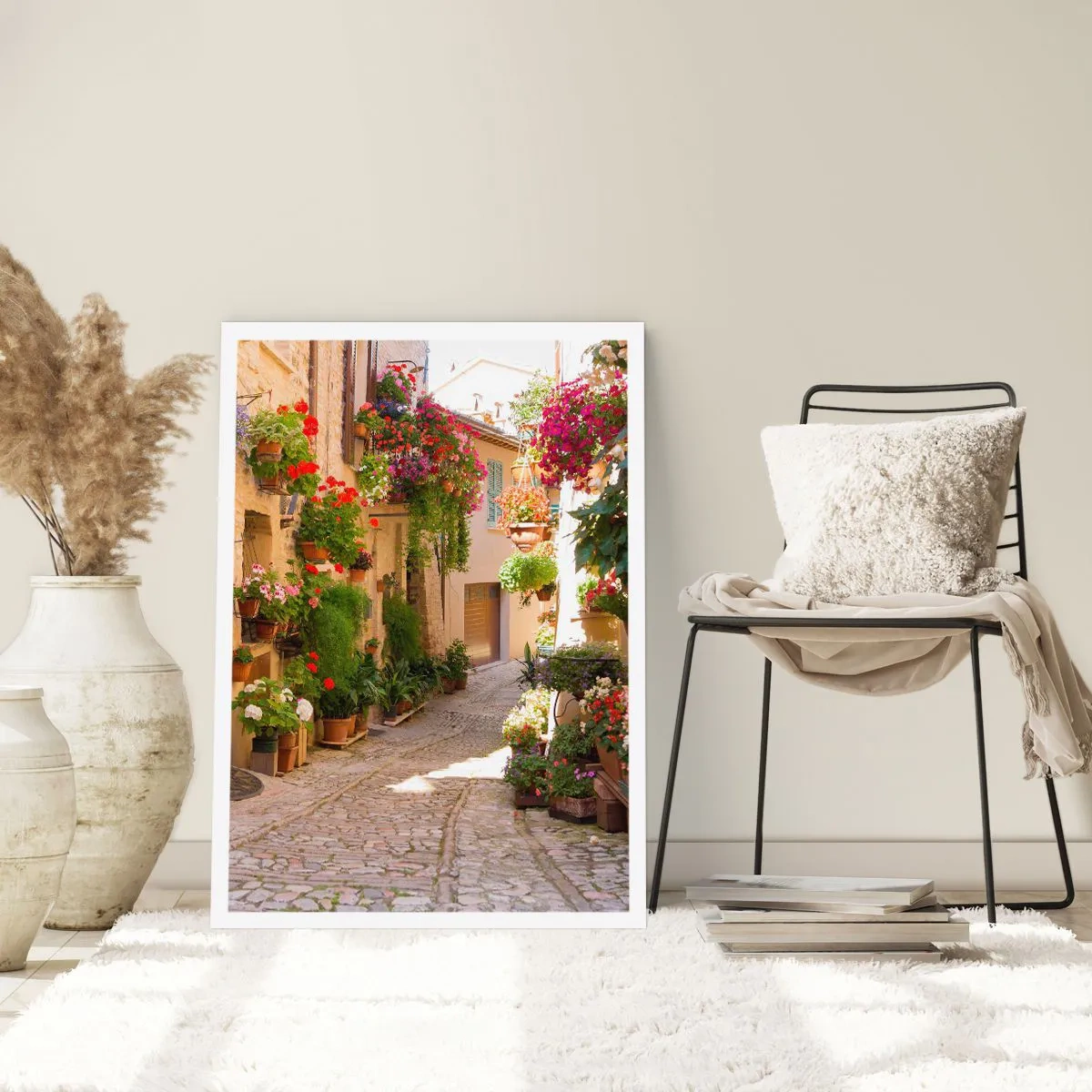 Poster - In de vloed van bloemen - 50x70 cm