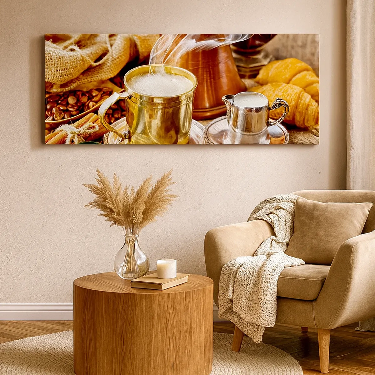 Schilderen op canvas - Prettige dag! - 30x30 cm