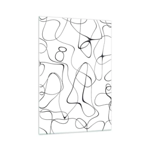 Schilderen op glas - Levenspaden, wisselvalligheden - 70x100 cm