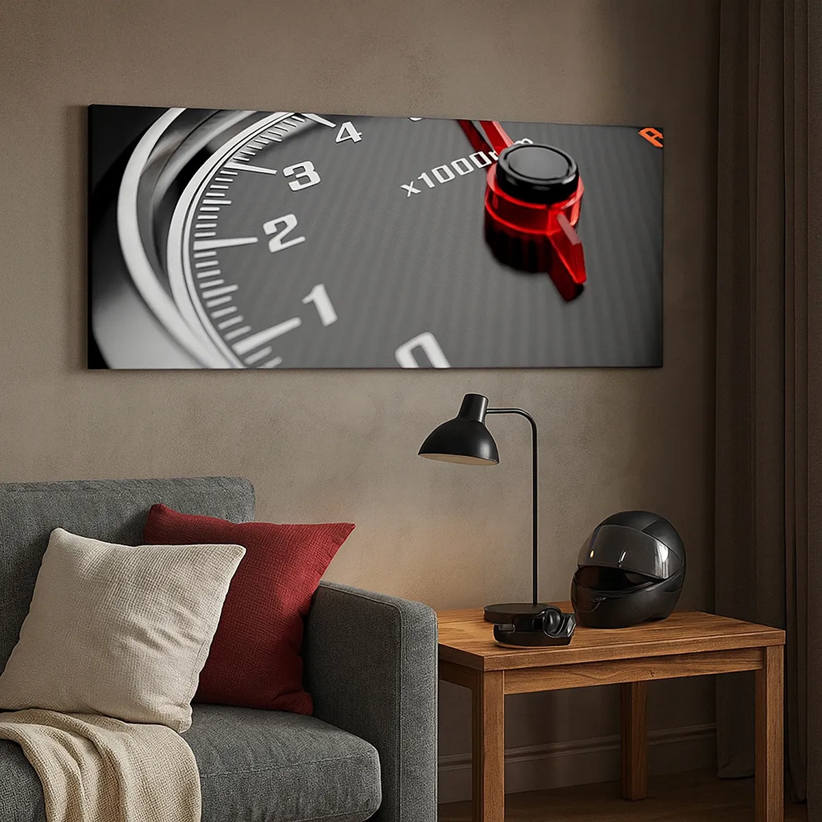 Schilderen op canvas - Geef vol gas - 30x30 cm