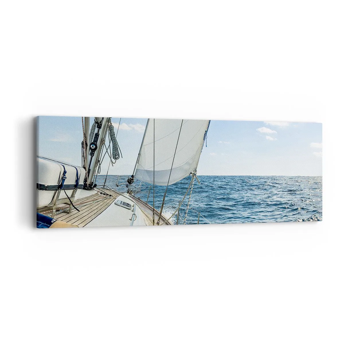 Schilderen op canvas - Ahoi, avontuur - 90x30 cm