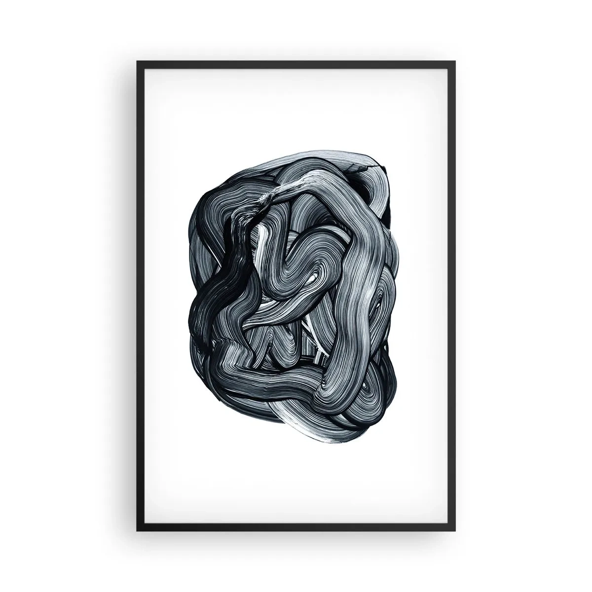Poster in een zwarte lijst - Het is niet zo eenvoudig - 61x91 cm
