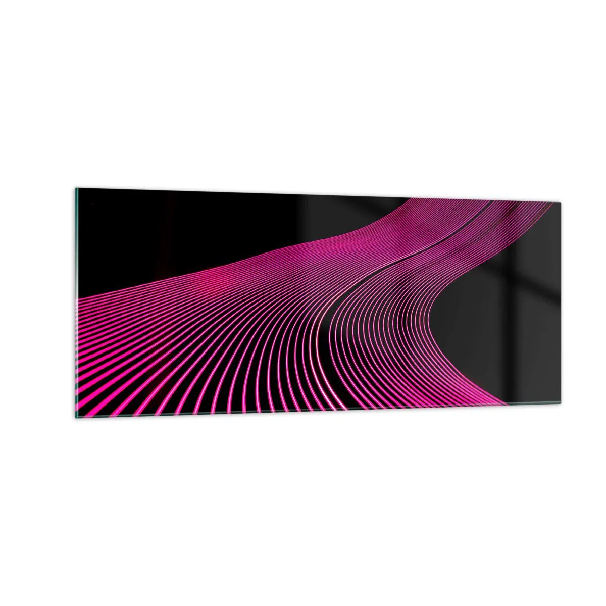 Schilderen op glas - Avenue van licht - 100x40 cm