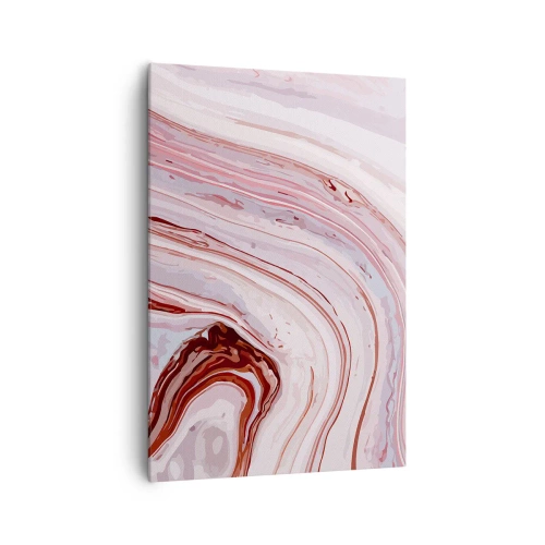 Schilderen op canvas - Rechtdoor, dan rechts naar beneden - 70x100 cm