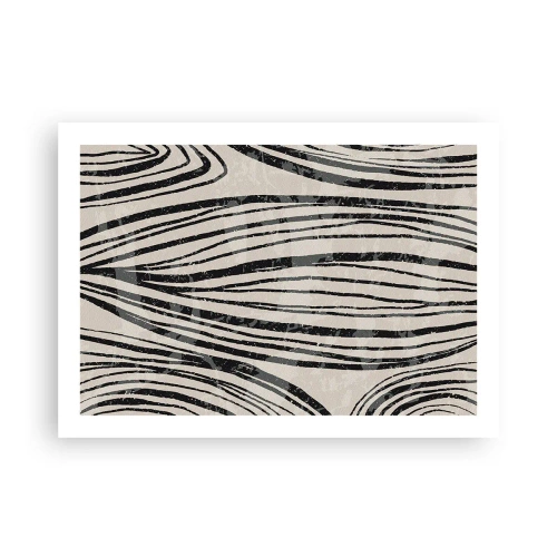 Poster - Lijnoverstromingsvlakte - 70x50 cm