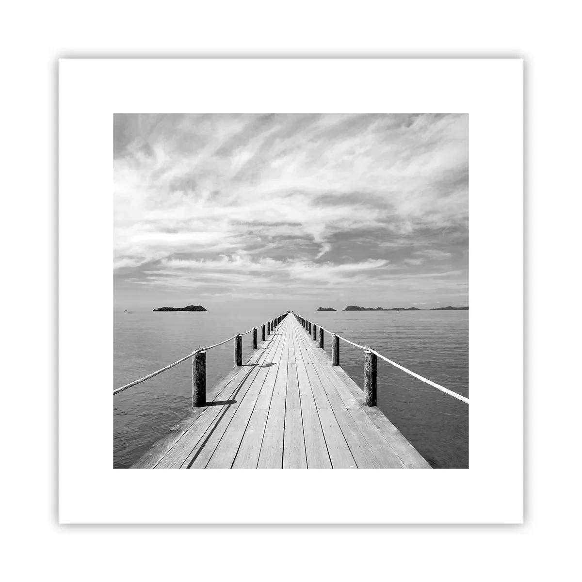 Poster - Of misschien een reis... - 30x30 cm