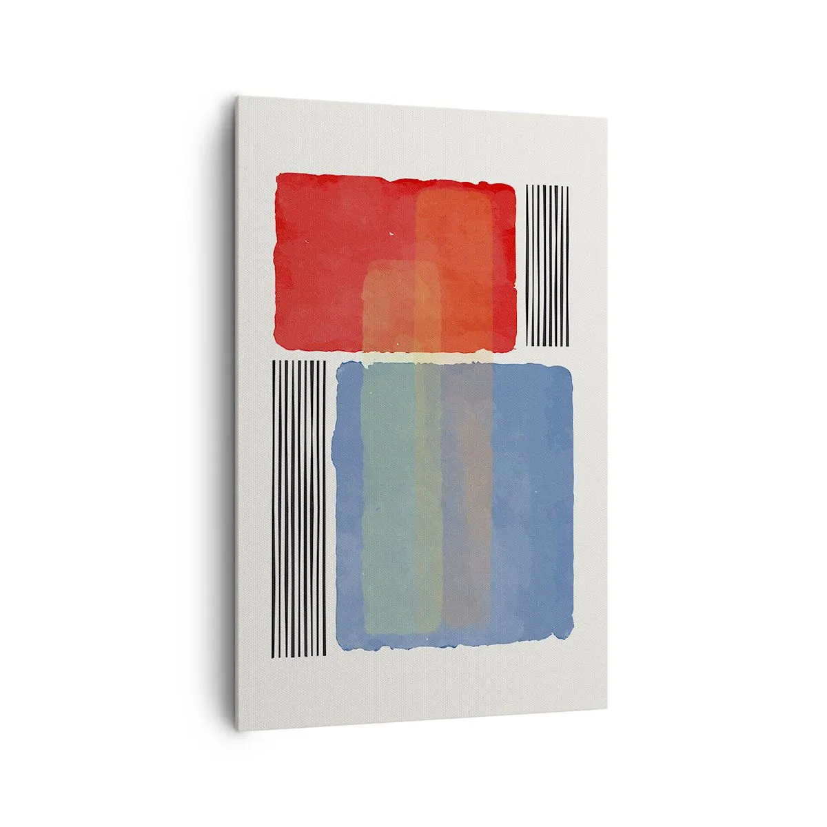 Schilderen op canvas - De geest en de letter van de geometrie - 80x120 cm