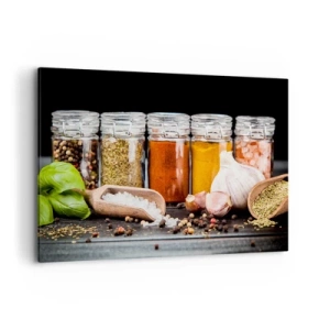 Schilderen op canvas - Zodat het leven smaak heeft - 100x70 cm