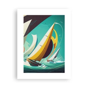 Poster - Met elementen als een broer - 30x40 cm