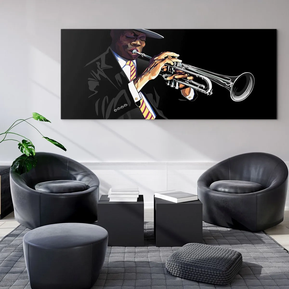 Schilderen op glas - Charme van oude school - 140x50 cm