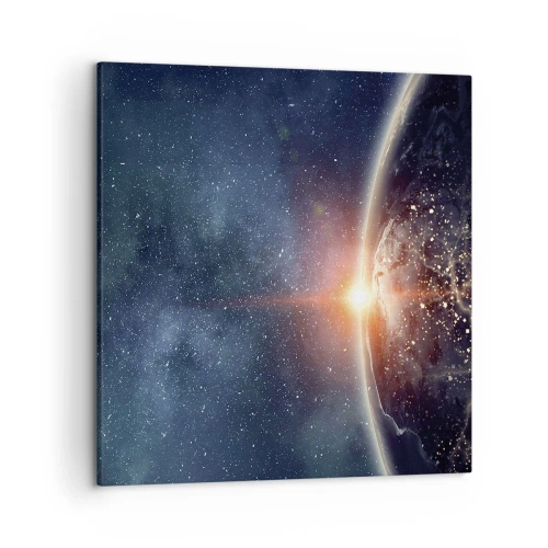 Schilderen op canvas - In een nieuw perspectief - 50x50 cm