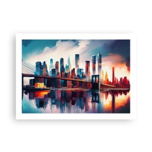 Poster - Een droomachtig New York - 70x50 cm