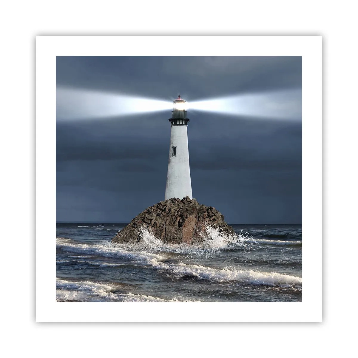 Poster - Hier... hier... hier! - 50x50 cm