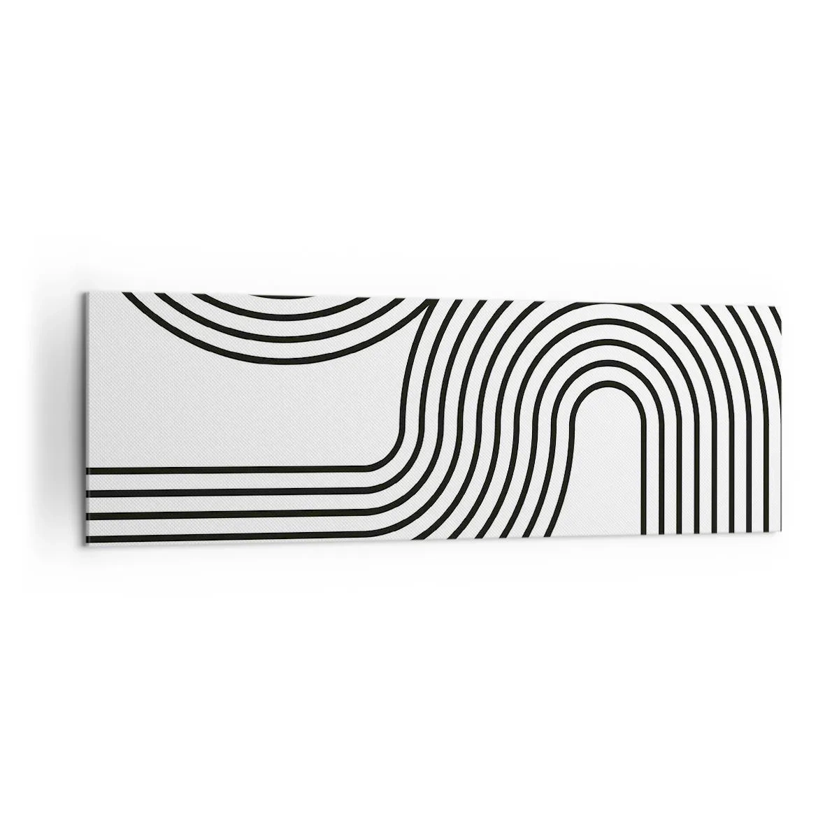 Schilderen op canvas - In de bocht - 160x50 cm