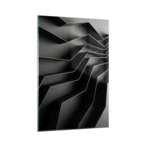 Schilderen op glas - Ruimtelijke orde - 80x120 cm