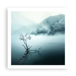 Poster - Van water en mist - 60x60 cm