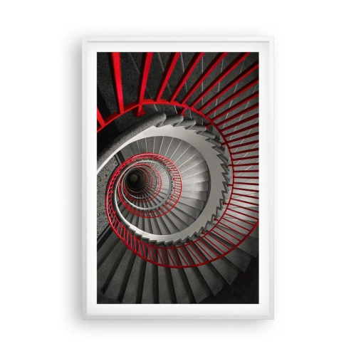 Poster in een witte lijst - Architectuur plezier - 61x91 cm