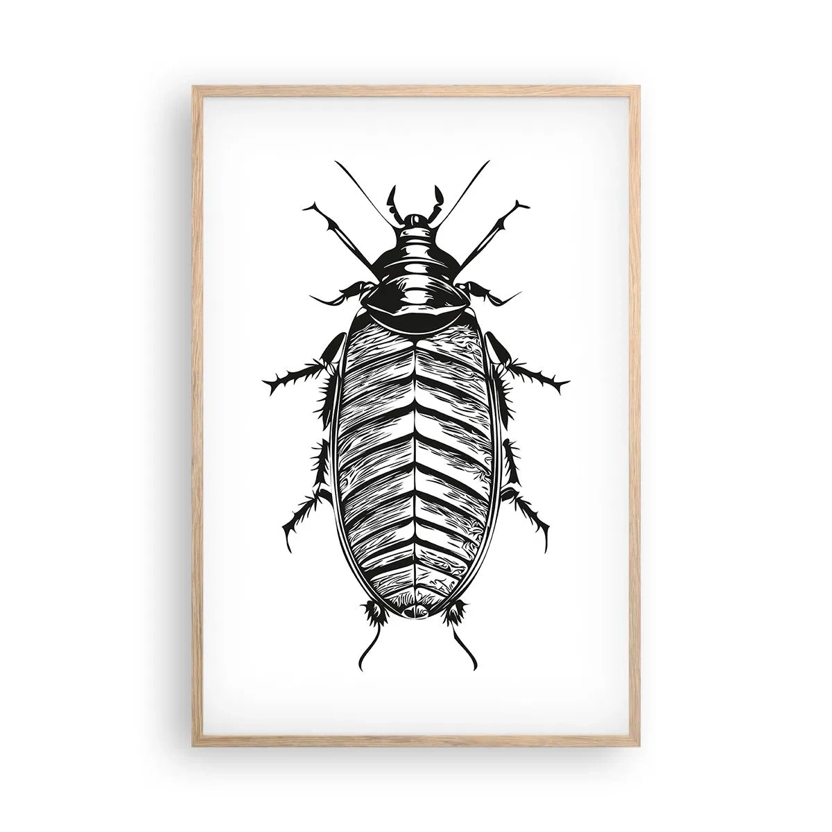 Een poster in een licht eiken lijst - Wat een exemplaar! - 61x91 cm