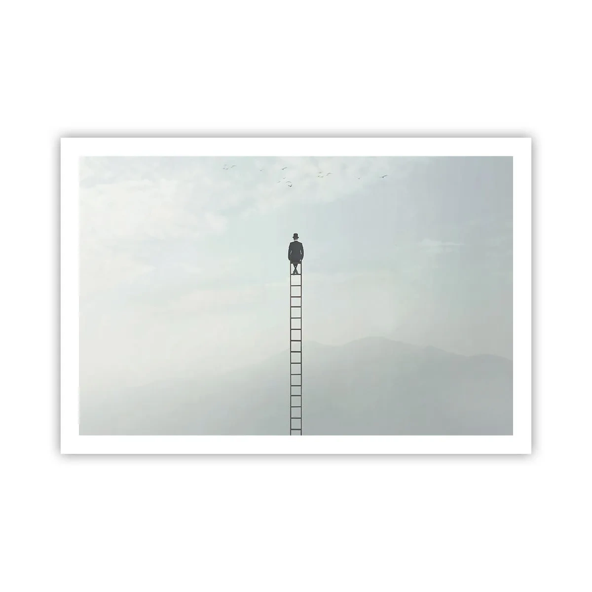 Poster - Stap verder op! - 91x61 cm