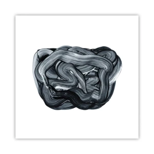 Poster - Het is niet zo eenvoudig - 30x30 cm