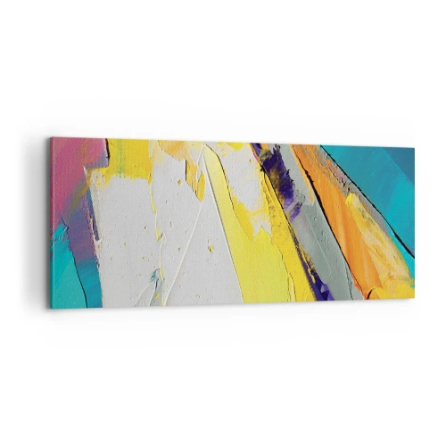 Schilderen op canvas - De anatomie van licht - 100x40 cm