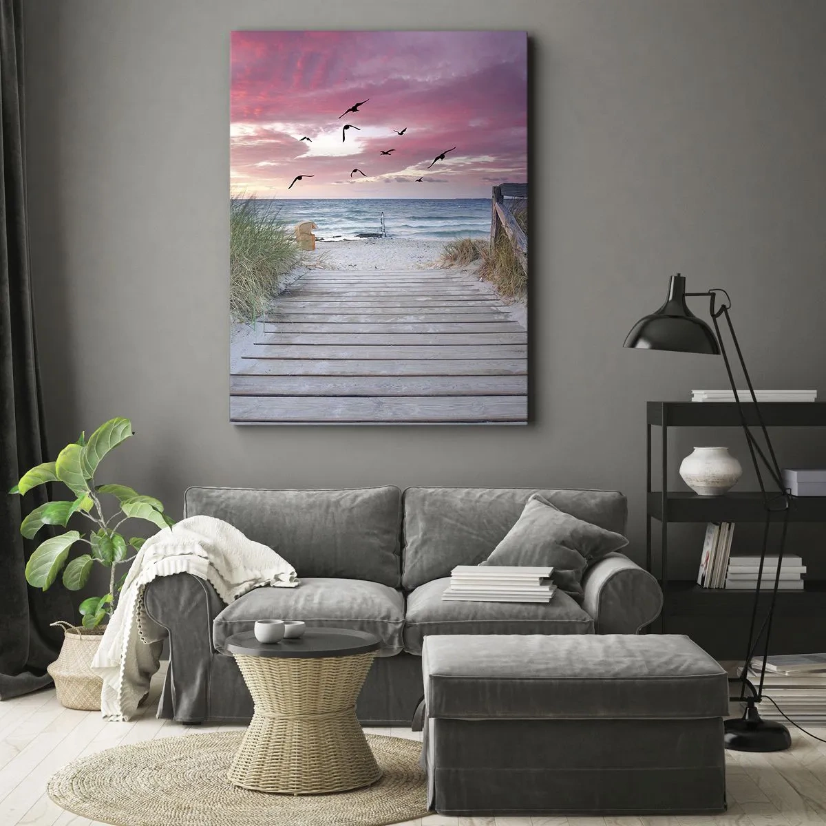 Schilderen op canvas - Baltische indruk - 70x100 cm