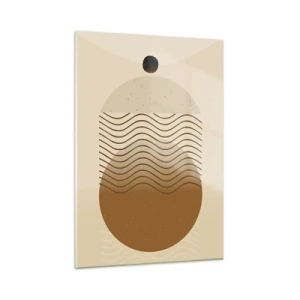Schilderen op glas - Over de oorsprong van geometrische figuren - 50x70 cm