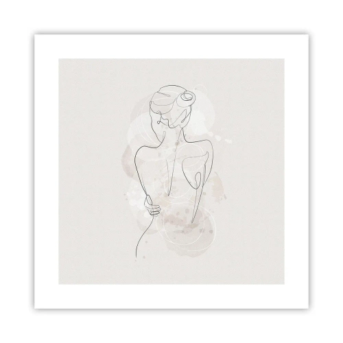 Poster - Als een gevoelig instrument - 40x40 cm