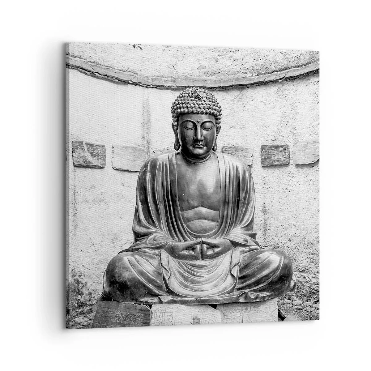 Schilderen op canvas - Aan de bron van vrede - 60x60 cm