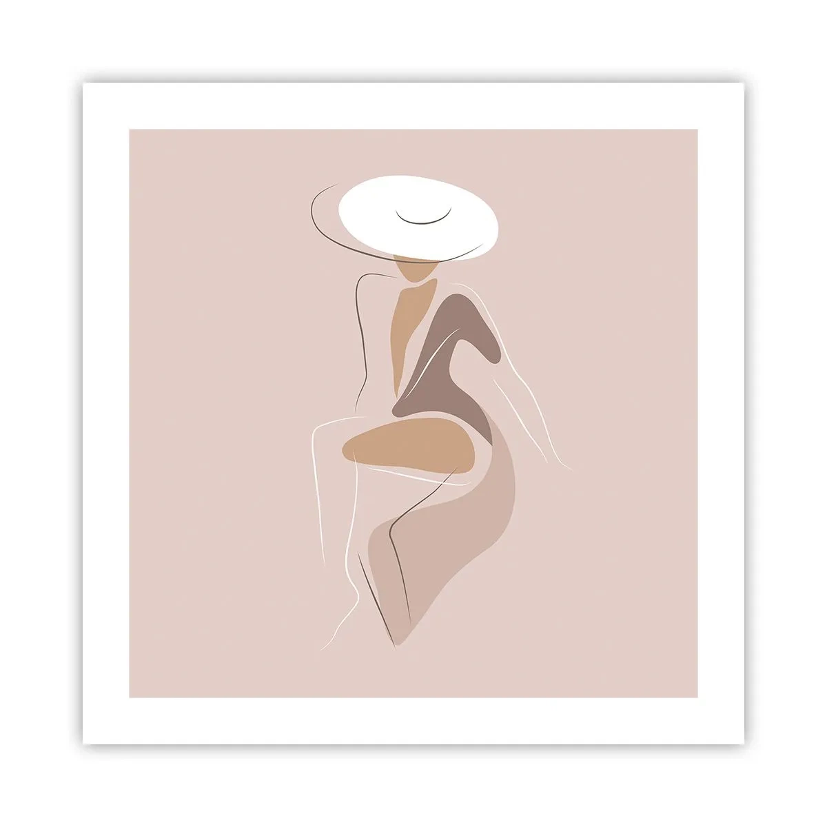 Poster - Een dame zijn - 50x50 cm