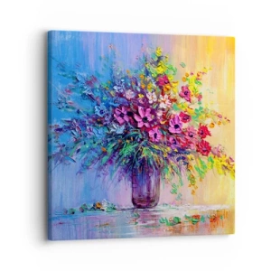 Schilderen op canvas - Schenking van de wei - 30x30 cm